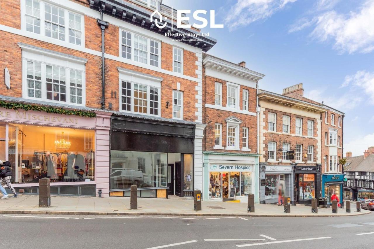 Studio 1, First Floor Town Centre Apartment Shrewsbury Esterno foto
